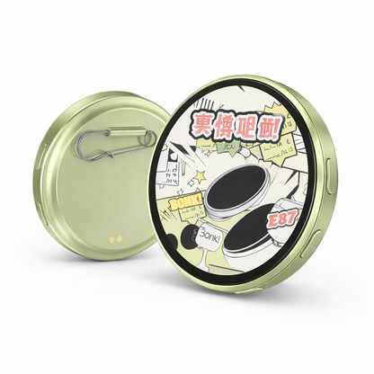 Pin LED Digital - Smart CyberBadge